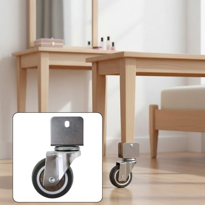 Semetall 2 Inch Side Mount Casters U-Shaped Set of 4 - style: A-79