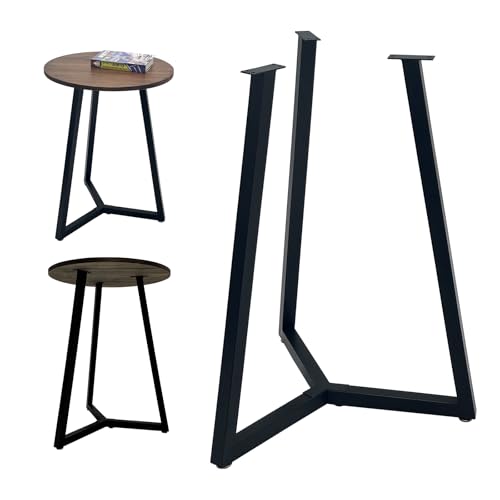 Round Coffee Table Legs,Coffee Table Base Only,Metal End Side Table Leg - color: A, size: 16 x 17.7 Inch