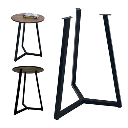 Round Coffee Table Legs,Coffee Table Base Only,Metal End Side Table Leg - color: A, size: 16 x 17.7 Inch
