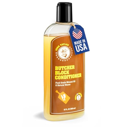 John Taylor Food Grade Mineral Oil Cutting Board Oil Wood Conditioner,12oz