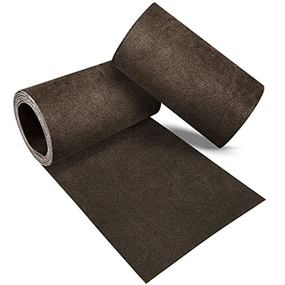 Azobur Rectangular Velvet Repair Patch, Self-Adhesive Flannel Fabric Patch, Multi Colors, Microfiber Patch，Can be Used to Patch Sofas, Car Seats, Handbags, Jacket Holes and Tears (Dark Brown) - color: Dark Brown, size: 4" x 30"-2 ROLLS