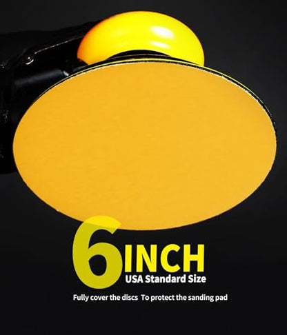 6 Inch Sanding Discs Hook and Loop No Hole, 800 Grit Sandpaper, Da Sandpaper for Automotive and Woodworking, 100 Pack - style: 800 Grit
