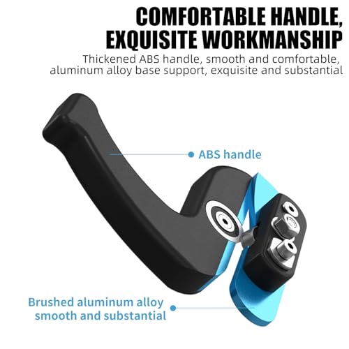 Edge Banding Trimmer Tool - Dual Offset Bearings for Safe, Precision Triming, Wood Veneer Cutter with Ergonomic Handle, Manual Edge Cutter for PVC/ACP/Melamine/Vinyl Laminate 0.3mm-2.5mm