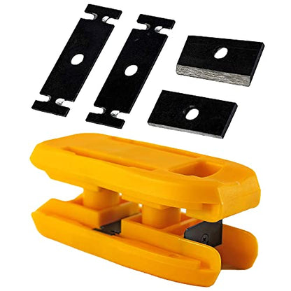 Furndiy 3in1 Edgebanding Trimmer & Spare Knives SET - Edgebanding Cutter - For Melamine Edgebanding - Melamine Cutter - Edge band Trimming - Double Edge - Based in USA - color: 3 in 1 Trimmer + Spare Knives