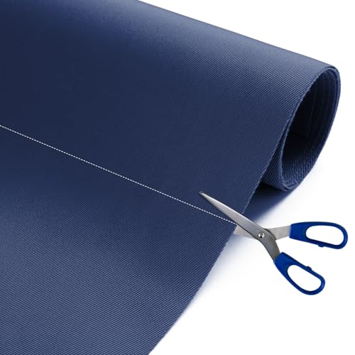Waterproof Nylon Fabric 420D Twill Fabric by the Yard 58x180 Inch Navy Blue - color: Navy Blue, size: Pre Cut 5 Yard