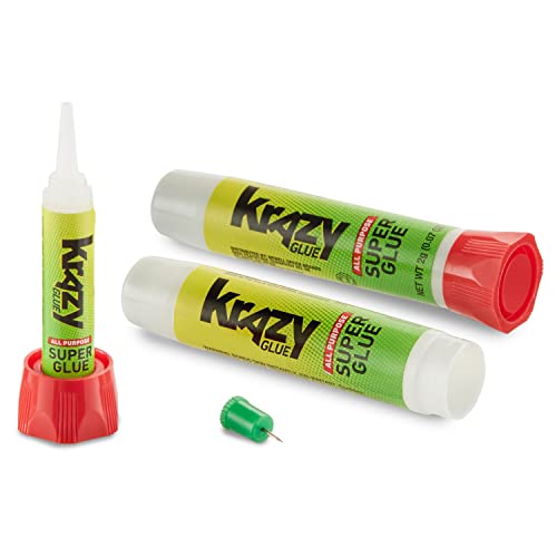 Krazy Glue All Purpose Instant Superglue, 2 g, (6 x 2 Packs) - size: 12 Count