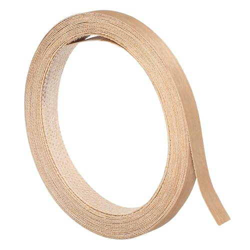 uxcell 1/2" x13ft Wood Veneer Edge Banding Pre-Glued Cherry Wood Strips - color: Cherry Wood, size: 1/2 Inch x 13ft