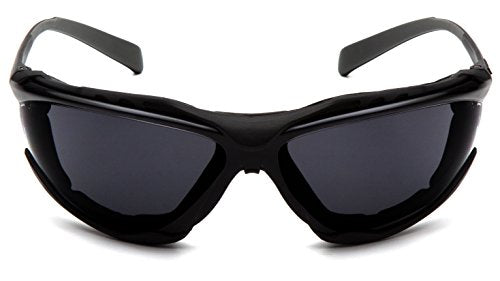 Pyramex Proximity Safety Glasses Eye Protection, Amber H2X Anti-Fog - color: Dark Gray H2x Anti-fog