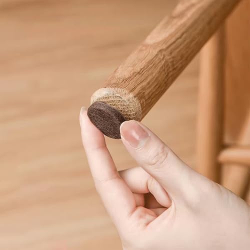 New Talent 136 PCS Premium Furniture Pads Felt Furniture Pads- Felt Pads Furniture Feet Best Wood Floor Protectors - Protect Your Hardwood & Laminate Flooring! Brown - size: 136pcs Brown, Round & Square