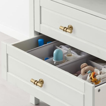 Amerdeco 10 Pack Brushed Gold Cabinet Knobs & Pulls - 2 Inch T Bar Kitchen Cabinet Hardware Drawer Pulls ZH0058 - color: Gold, size: 2"/51MM