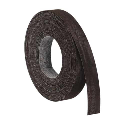 uxcell 5/8 Inch x 25ft Wood Veneer Edge Banding, Pre-Glued Flexible Eucalyptus Edging Strips, Iron on with Hot Melt Adhesive Wood Tape for Cabinet Repair and Furniture Restoration - size: 5/8 Inch x 25ft