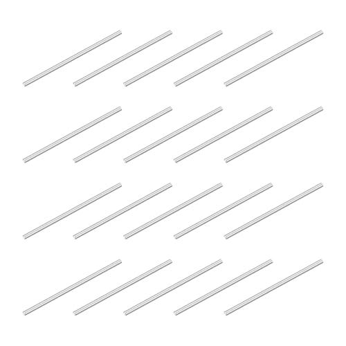 uxcell 120Pcs M1x25mm 304 Stainless Steel Dowel Pin, Cylindrical Shelf Support Peg Pin Parallel Pin Fastener for Mechanical Manufacturing, Industry, Furniture Installation, Silver - size: M1x25mm
