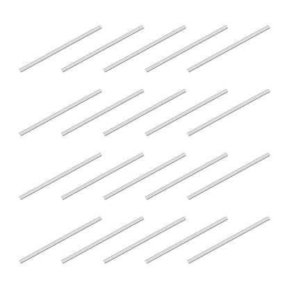 uxcell 120Pcs M1x25mm 304 Stainless Steel Dowel Pin, Cylindrical Shelf Support Peg Pin Parallel Pin Fastener for Mechanical Manufacturing, Industry, Furniture Installation, Silver - size: M1x25mm