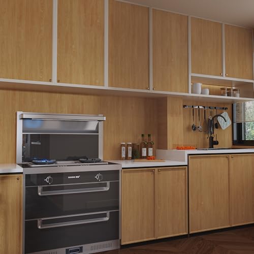 Brown Wood Textured Peel and Stick Wallpaper Wood Grain Contact Paper - color: Brown, size: 31.5" x 157.5"