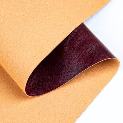 Faux Leather Fabric Sheet, 12 x 54 Inches, Texture Synthetic Material for DIY Crafts, Leather earings,Upholstery, Automotive, Sofa Projects Individual 1 Yard Cut (Burgundy, 1/3 Yard) - color: Burgundy, size: 1/3 Yard