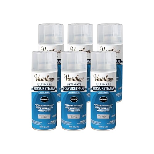 Varathane Ultimate Satin Clear Polyurethane - color: Satin, size: 11.25 Ounce (Pack of 6)