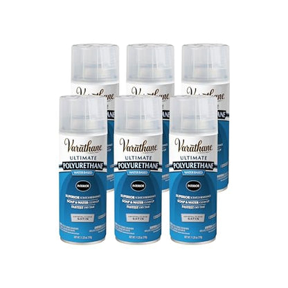 Varathane Ultimate Satin Clear Polyurethane - color: Satin, size: 11.25 Ounce (Pack of 6)