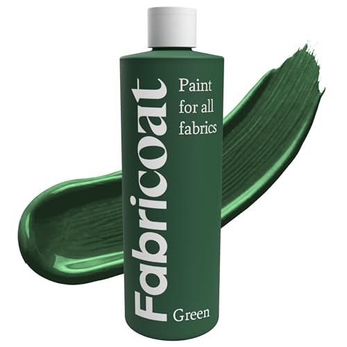 Fabricoat Fabric Paint & Upholstery Dye, Green, Flexible Finish - color: Green, size: 250 ml