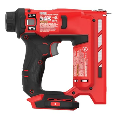 CRAFTSMAN V20 Staple Gun, 3/8 in. Wide Crown Stapler, Cordless Staple Gun Battery Powered, Tool Only (CMCN410B)