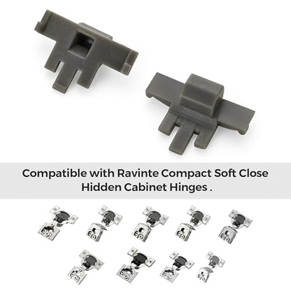 86 Degree Cabinet Door Angle Restriction for Soft Close Hinges,20 Pack