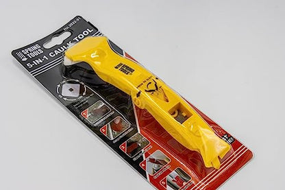Spring Tools 5-1 Caulk Tool; 5 in 1 Caulking Tools Caulk Finishing Tool Caulk Remover Tool Caulk Remove Scraper Silicone Tool for Bathroom