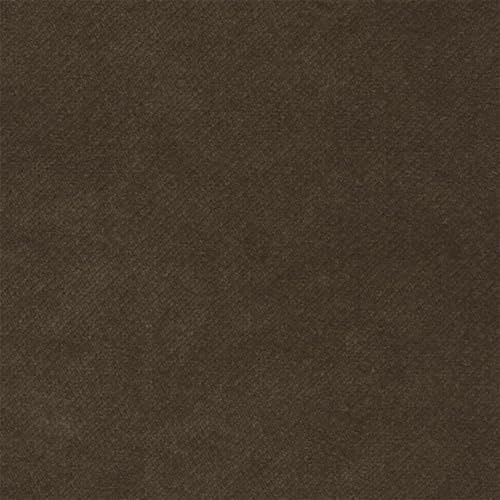 Liz Jordan Hill Luxury Velvet Upholstery Fabric AC Bellagio - 131 Truffle - color: 131 Truffle, size: 8 Yard (54" X 288") Continuous Yards