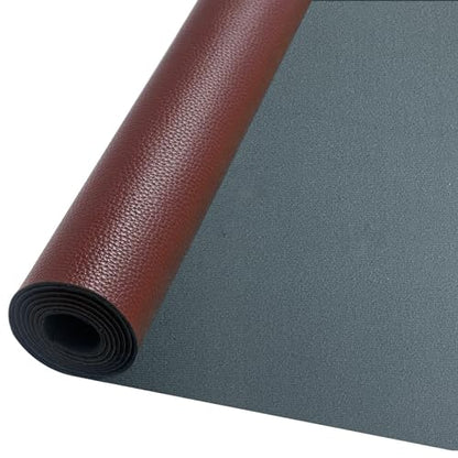 AOUXSEEM 11.8" x 52"(30cm x 132cm) Reddish Brown Faux Leather Roll for Bows Earrings Handbags Wallets Purses Sewing Craft Making DIY Crafts Fabric - size: Reddish Brown Roll