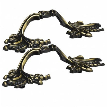 Richelieu Hardware BP36220AE Provence Collection 3-in (76.2 mm) Center-to-Center, Traditional Cabinet Pull, Antique English (Pack of 2) - color: Antique English, size: 3-in (Pack of 2)