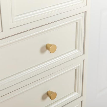 homdiy 15 Pack Gold Dresser Knobs Small Gold Drawer Knobs - color: Matte Gold