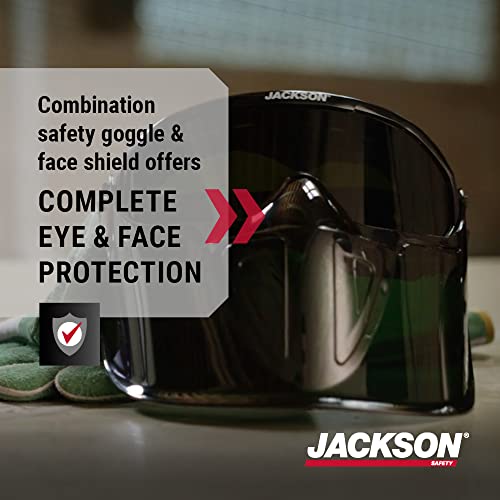 Jackson Safety GPL500 Shade 5IR Safety Goggles with Face Shield, ANSI Z87.1 - size: One Size, style: Shade 5 Infrared Lens