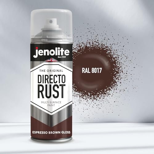 JENOLITE Directorust Gloss Finish Aerosol, Espresso Brown 1x13.5oz - color: Espresso Brown