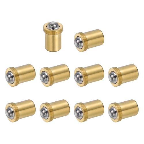 uxcell 10Pcs Stainless Steel Spring Plunger 5.5x3.5 mm Precision Ball (8N) - size: 5.5 x 3.5 mm(8N)