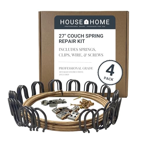 House2Home Couch Spring Repair Kit 4-Pack, 27" Replacement - size: 27" 4-pack Spring Kit