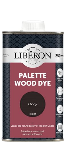 Liberon : Wood Dye 250ml : Ebony - color: Ebony