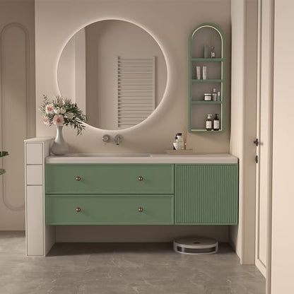 Green Contact Paper Peel and Stick Wallpaper with Tools Modern Removable - color: Green, size: 17.7" x 393.7"