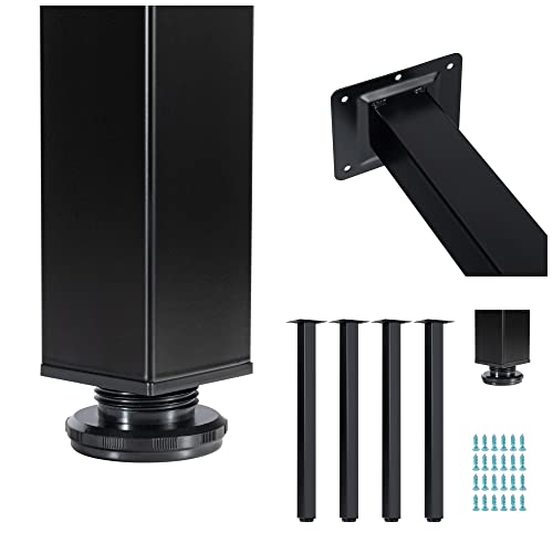 LCSDLHLSY Table Legs 28 Inch,Metal Furniture Legs,Black Set of 4. - size: 28 Inch