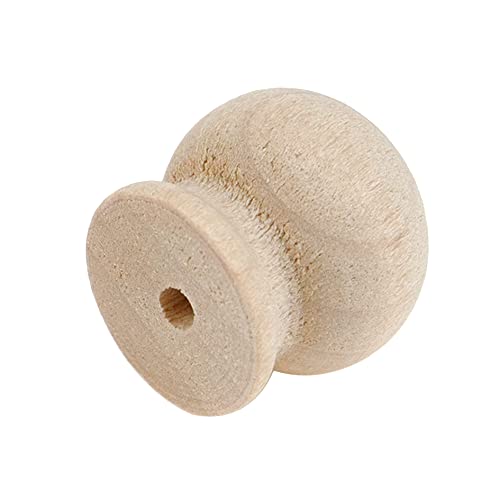 Oedema 20PCS Wooden Mini Furniture Knobs 0.7"×0.7" - style: Style 2,18*18mm,20pcs