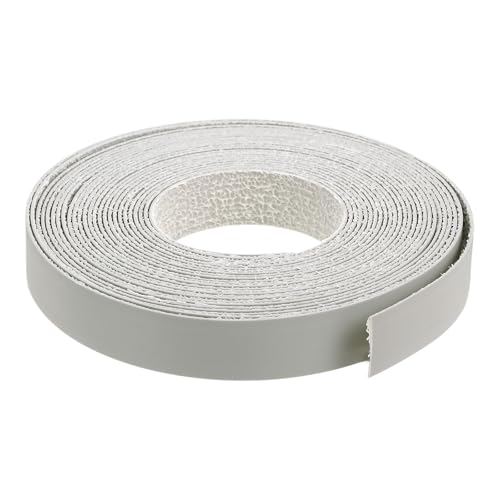 uxcell PVC Edge Banding, 3/4 Inch x 25ft, Pre-Glued, Gray - color: Gray, size: 3/4 Inch x 25ft