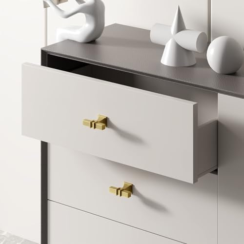 homdiy Gold Cabinet Knobs 24 Pack Brushed Gold Cabinet Knobs Single Hole - color: Matte Gold, size: Single Hole