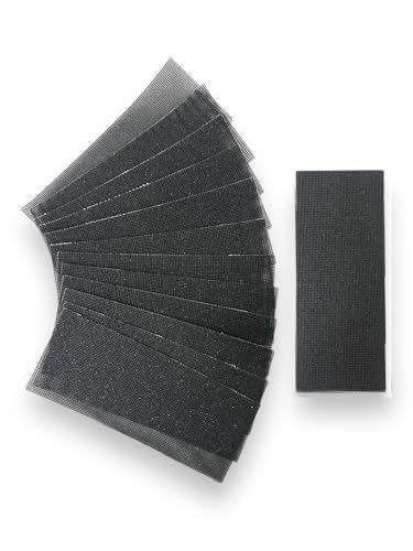 Sanding Mesh Sheets 18 Pack, 4.5 x 11 Inch Sanding Net Sheets, 6 Assorted Grits 80 100 120 150 180 220, Double Side Open Mesh, Dust Free Sandpaper for Wood, Drywall, Metal - style: Assorted-18pcs
