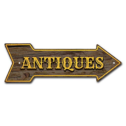 MightySkins Peel and Stick Art Removable Antiques Decal Decor 24" Directional Sticker Vinyl Wall Decals - size: 8" X 24"