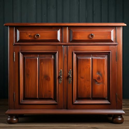 4 Pack 3 Inch Solid Wood Furniture Leg Brown