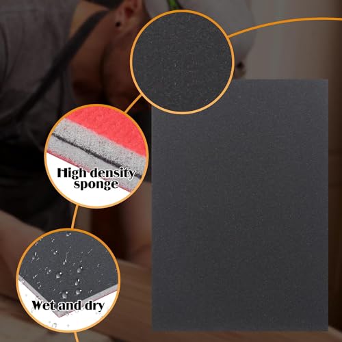 600 Grit Sanding Sponge, Wet Dry Sanding Block, 20 Pcs - size: 600 Grit