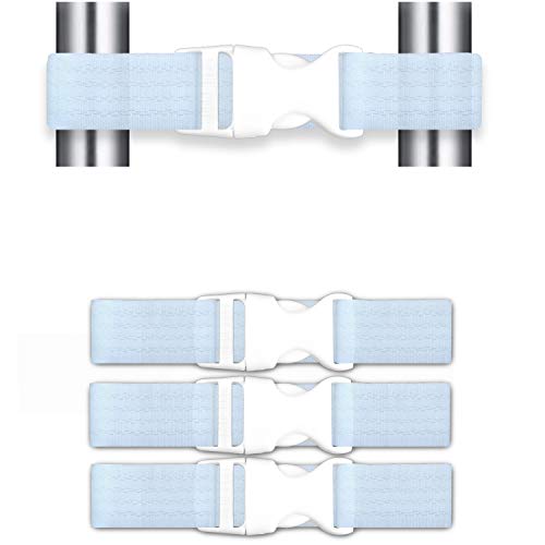 Baby Cabinet Safety Locks,Handles Child Safety Locks Simple Installation Home Safety Strap Locks Fit Closed Handle Cabinets,Oven, Double Open the Door Refrigerator, Kitchen Door (3 Pack, White) - color: White, size: 3 Count (Pack of 1)