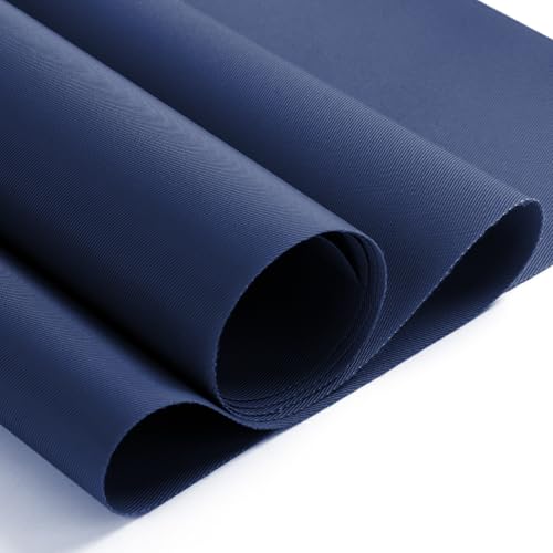 Waterproof Nylon Fabric 420D Twill Fabric by the Yard 58x180 Inch Navy Blue - color: Navy Blue, size: Pre Cut 5 Yard