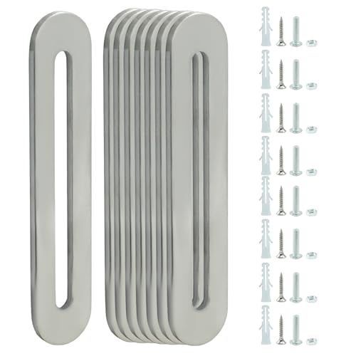 8Pcs Adjustable Flat Mending Plate 90mm/3.54 Inch, Silver - size: 90mm/3.54 Inch,Silver