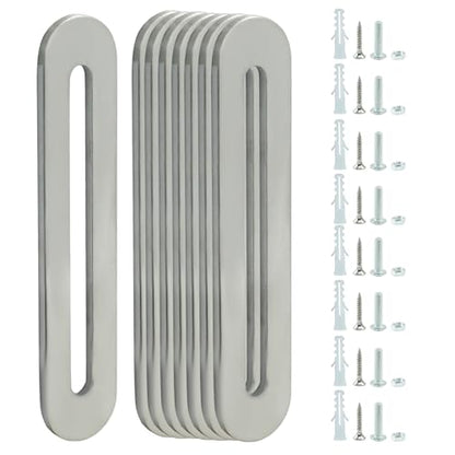 8Pcs Adjustable Flat Mending Plate 90mm/3.54 Inch, Silver - size: 90mm/3.54 Inch,Silver
