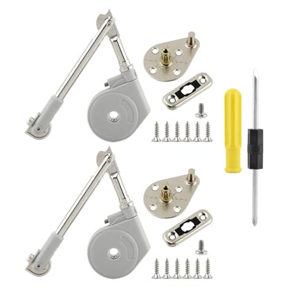 Toy Box Hinges Soft Close 2 Pcs, Zinc Alloy Safety Soft Close Hinges