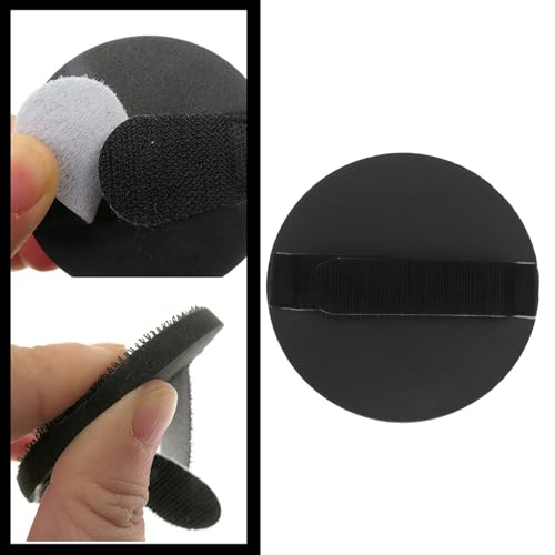 2x 5-Inch Hand Sanding Pads Suitable for Sanding Discs Abrasive Pads (With Hook and Loop) - size: 5-Inch