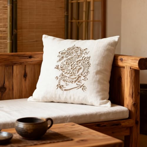 TIAMECH A4 Reusable Mythology Dragon Stencil for Painting - style: Mythology Dragon